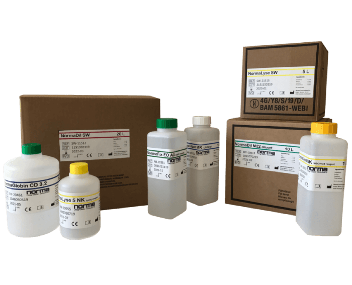 Generic Hematology Reagents – a full line of dedicated reagents for automated cell-counters
